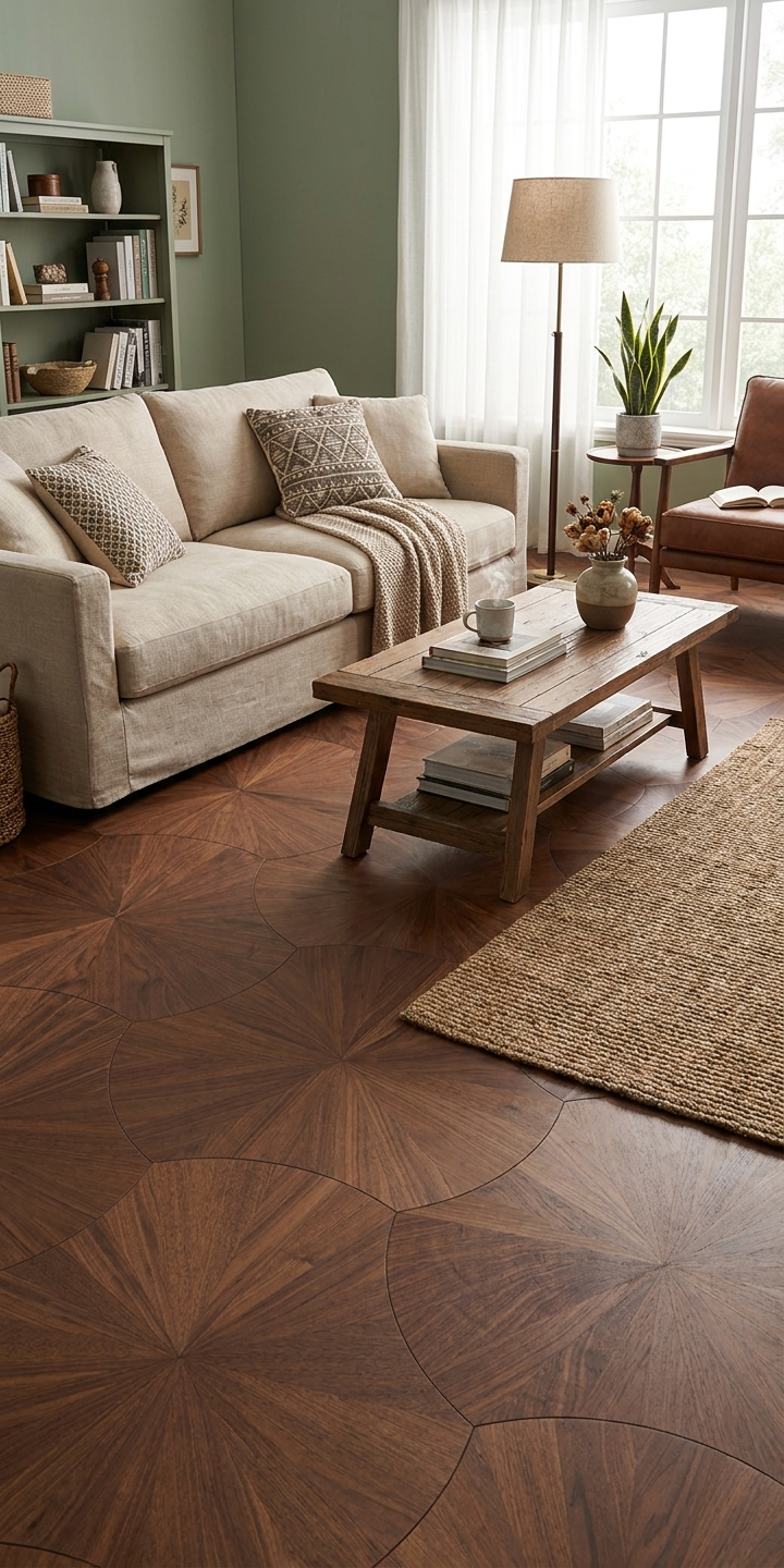 Lotus Parquet — Black Walnut