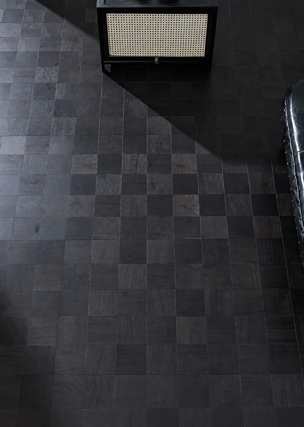 Chessboard Geometric — Black Walnut
